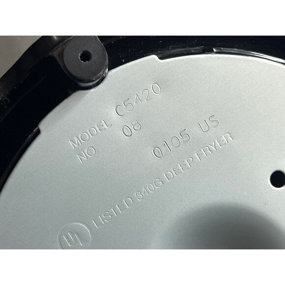 VTG Presto Fry Daddy 05420 Electric Deep Fryer Cooker Lid NO Cord - Picture 12 of 13